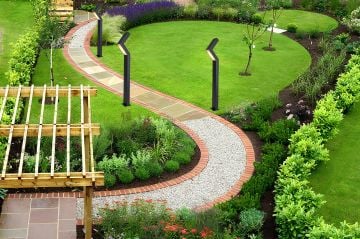 Ege Dış Mekan Çift Kollu Bahçe Aydınlatma Direği 225 Cm