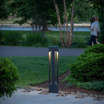 Kratos Dış Mekan Modern Bahçe Armatürü Led Yol Aydınlatması Bollard Aydınlatma 60CM