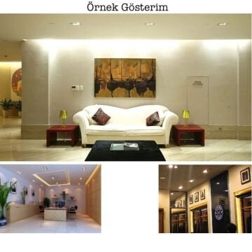 Noas 1W Saten Kasa Manda Gözü Hareketli Led Spot Amber Işık YL94-0106