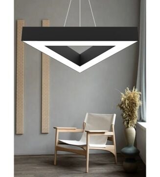Üçgen Linear Aydınlatma Modern Led Avize Lineer Armatür