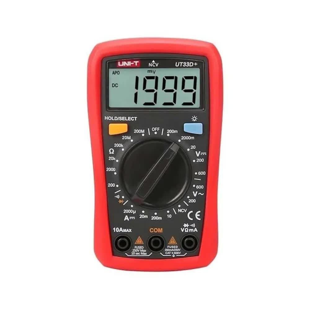 Unit UT33D+ 600V 10A Dijital Multimetre