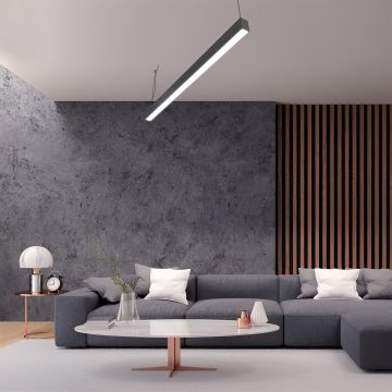 Samsung Ledli Sıva Üstü Led Lineer Armatür 3x4 Cm Profil 200 Cm Linear Aydınlatma