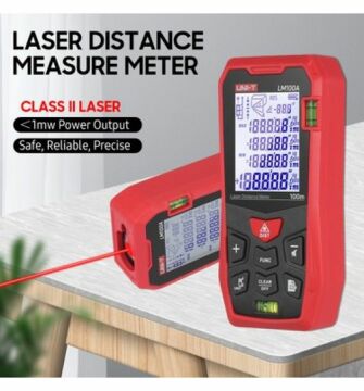 Unit Lm100A Lazer Mesafe Ölçer Lazermetre 100M
