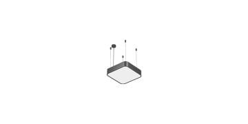 Goya 36 Watt Samsung Ledli Dekoratif Sarkıt Oval Kare Davul Linear Aydınlatma 40CM GY 8115-40