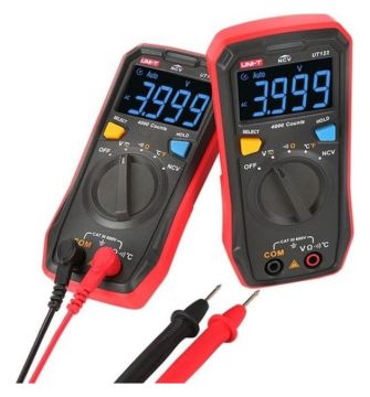 Unit Ut123 Cepte Taşınabilir Dijital Led Ekranlı Multimetre Ölçü Aleti