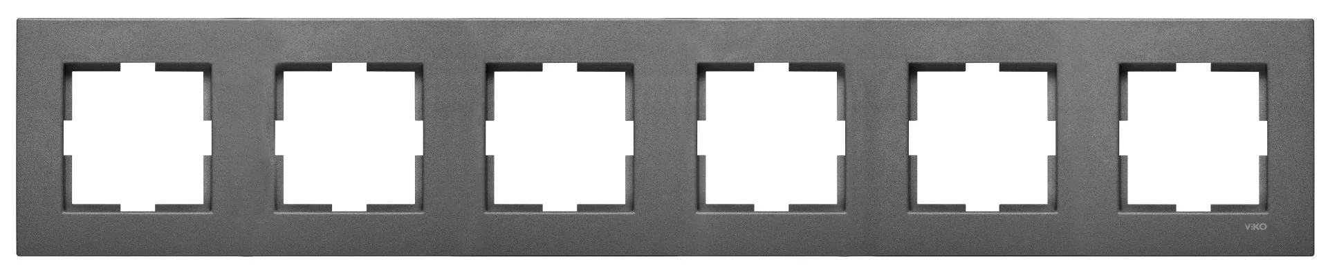 Viko Artline Novella Altılı Çerçeve 92190616 Füme