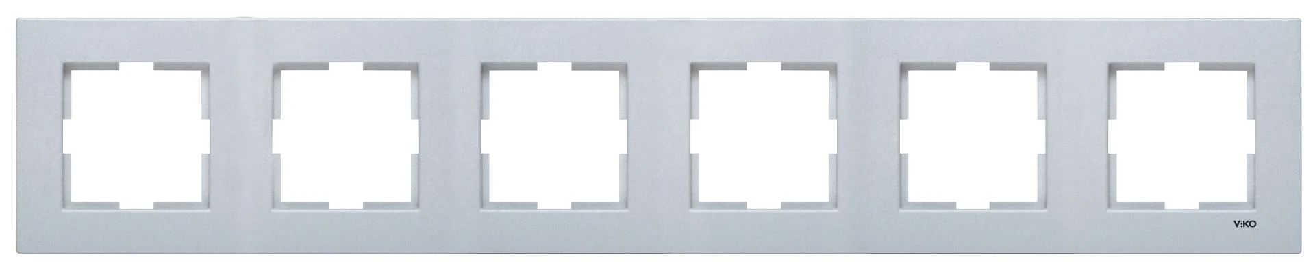 Viko Artline Novella Altılı Çerçeve 92190616 Gümüş