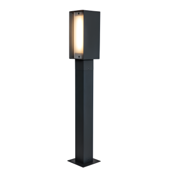 Kubat Dış Mekan Modern Bahçe Armatürü Led Yol Aydınlatma Direği 85 Cm