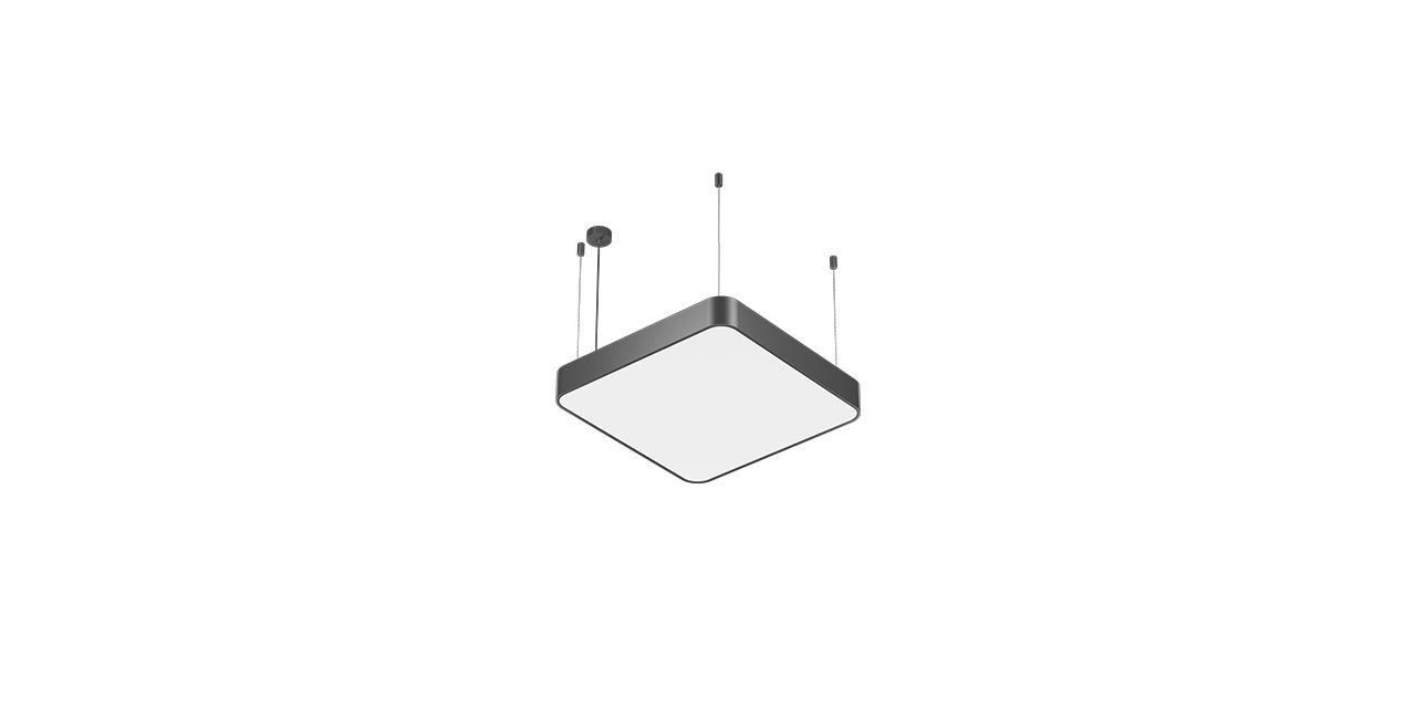 Goya 73 Watt Samsung Ledli Dekoratif Sarkıt Oval Kare Davul Linear Aydınlatma 60CM GY 8115-60