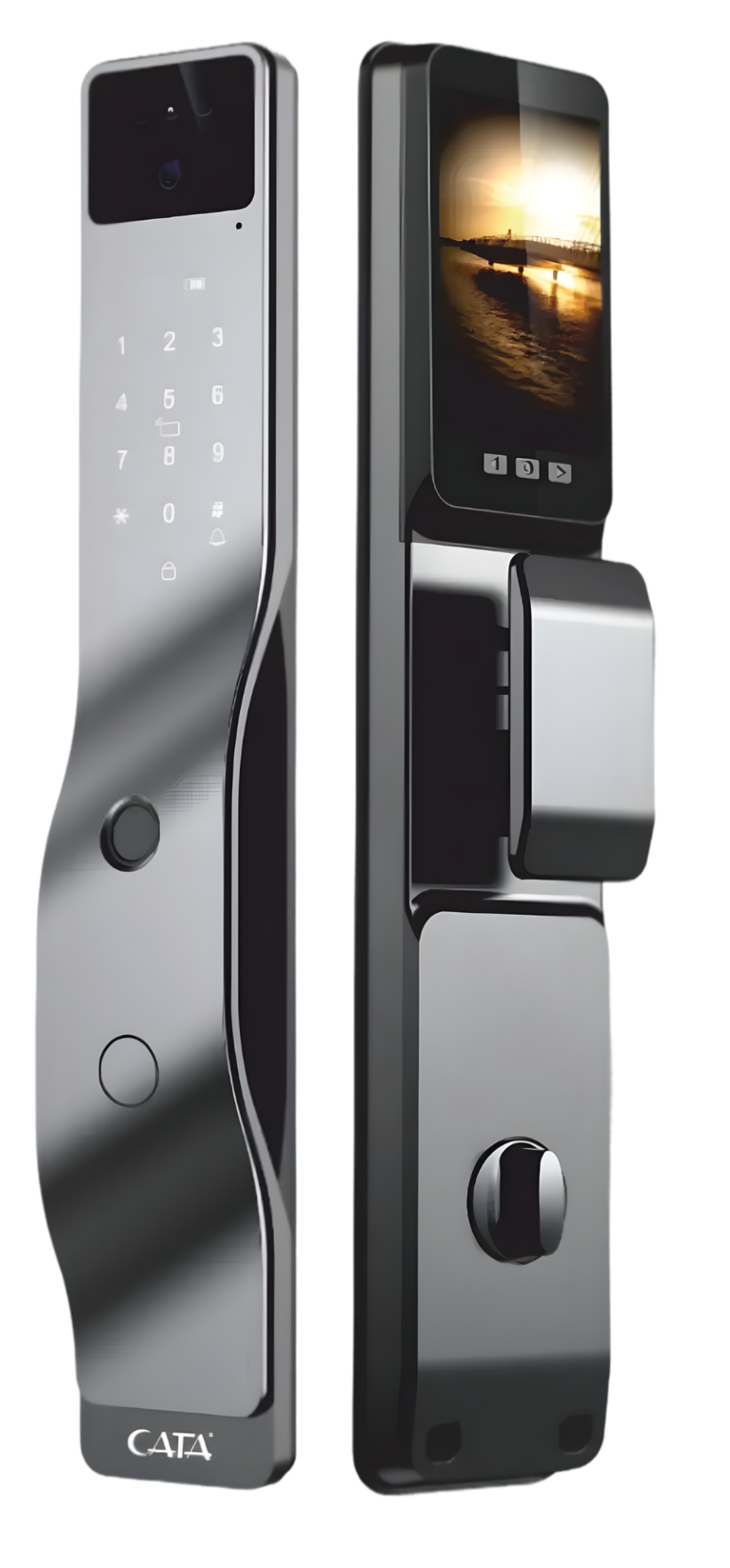 Cata Yüz ve Parmak İzi Tanımalı Akıllı Kameralı Kilit CT-4040