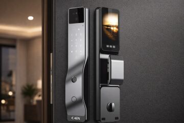 Cata Yüz ve Parmak İzi Tanımalı Akıllı Kameralı Kilit CT-4040