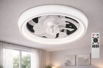 Cata Meltem 3 Renk Yanma Modlu Dimlenebilir Fan Led Ampul Aydınlatma CT-3010