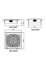 Aircol 150 Monofaze Tuvalet Banyo ve Mutfak Aspiratörü 32W 300m3/h