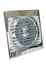 Aircol 100 Krom Monofaze Tuvalet Banyo ve Mutfak Aspiratörü 12W 100m3/h