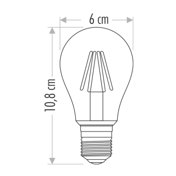 Cata 6 Watt Filament Led Ampul CT-4231