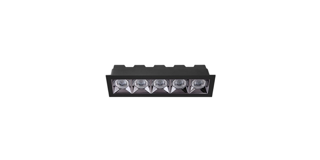 Goya 10 Watt Dimlenebilir Beşli Kare Samsung Led Spot Armatür GY 5108