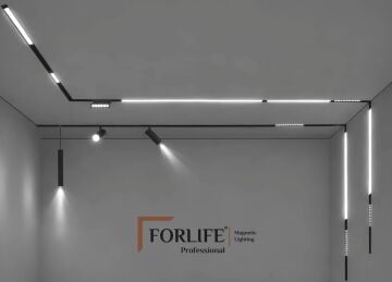 Forlife Klasik FL-5531 1 Metre Sıva Üstü Magnet Ray Siyah Kasa