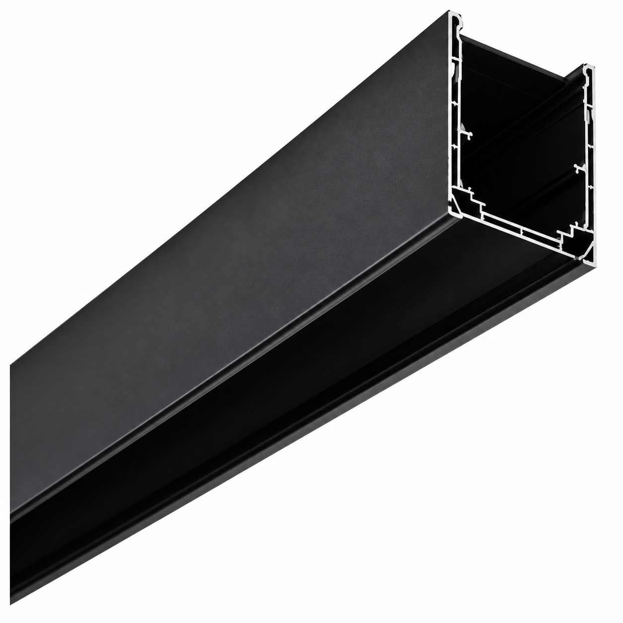 Forlife Klasik FL-5532 2 Metre Sıva Üstü Magnet Ray Siyah Kasa