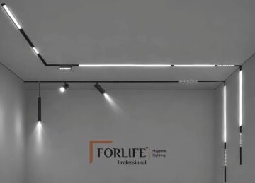 Forlife Klasik FL-5533 3 Metre Sıva Üstü Magnet Ray Siyah Kasa