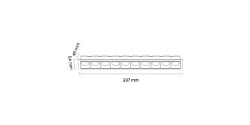 Goya 20 Watt Dimlenebilir Onlu Kare Samsung Led Spot Armatür GY 5111 4000K (Natural Işık) - Dimli