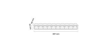 Goya 20 Watt Dimlenebilir Onlu Kare Samsung Led Spot Armatür GY 5111
