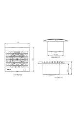 Aircol 100 SM Monofaze Siviçli Tuvalet Banyo ve Mutfak Aspiratörü 12W 100m3/h