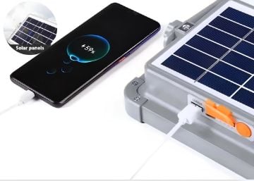 Cata 200W Solar Şarjlı Portatif Taşınabilir Led Projektör Aydınlatma CT-4698