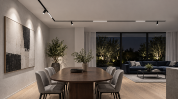 Forlife Klasik FL-6644 Trimless Sıva Altı L Dönüş Aparatı Siyah Kasa