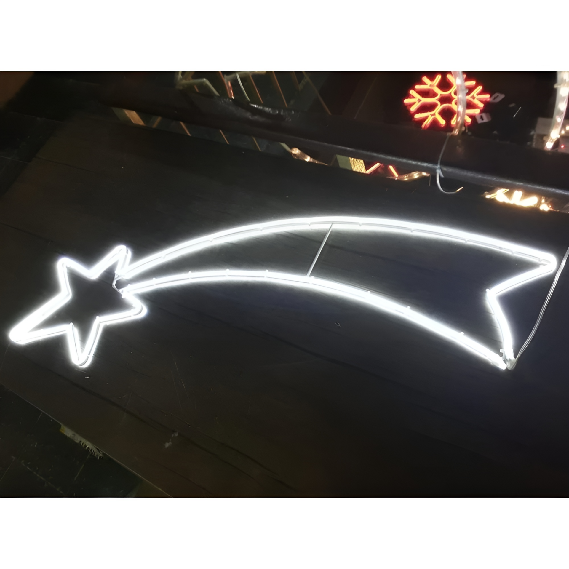 Led Neon Kuyruklu Yıldız Dış Mekan Bahçe Yılbaşı Süsleme SNC-813-1