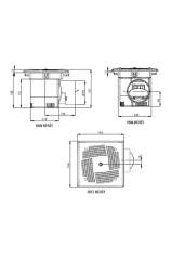 Aircol Spring Light Tavan Tipi Monofaze Tuvalet Banyo ve Mutfak Aspiratörü 23W 100m3/h