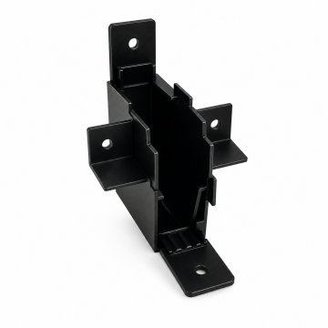 Forlife Klasik FL-5534 Trimless Sıva Altı Magnet Ray Tavan-Duvar Geçiş Aparatı Siyah Kasa