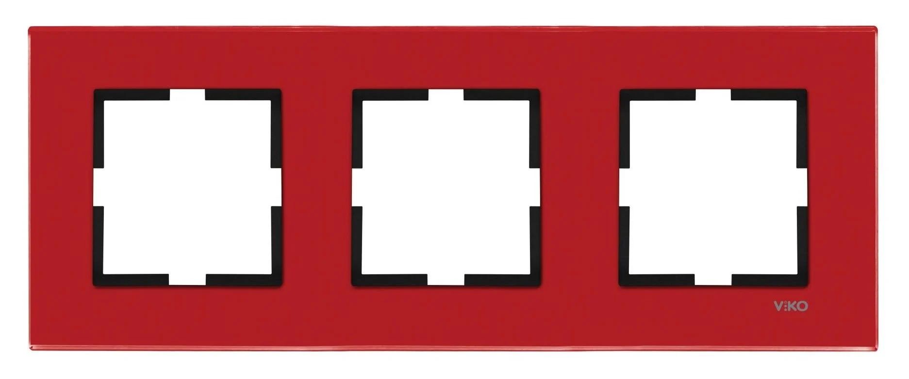 Viko Artline Novella Üçlü Cam Çerçeve 92192283 Bordo