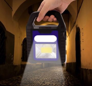 Cata Hazar Şarjlı Güneş Enerjili Led El Feneri CT-9955