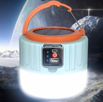 Cata Urla Şarjlı Güneş Enerjili Led Kamp Feneri CT-4289