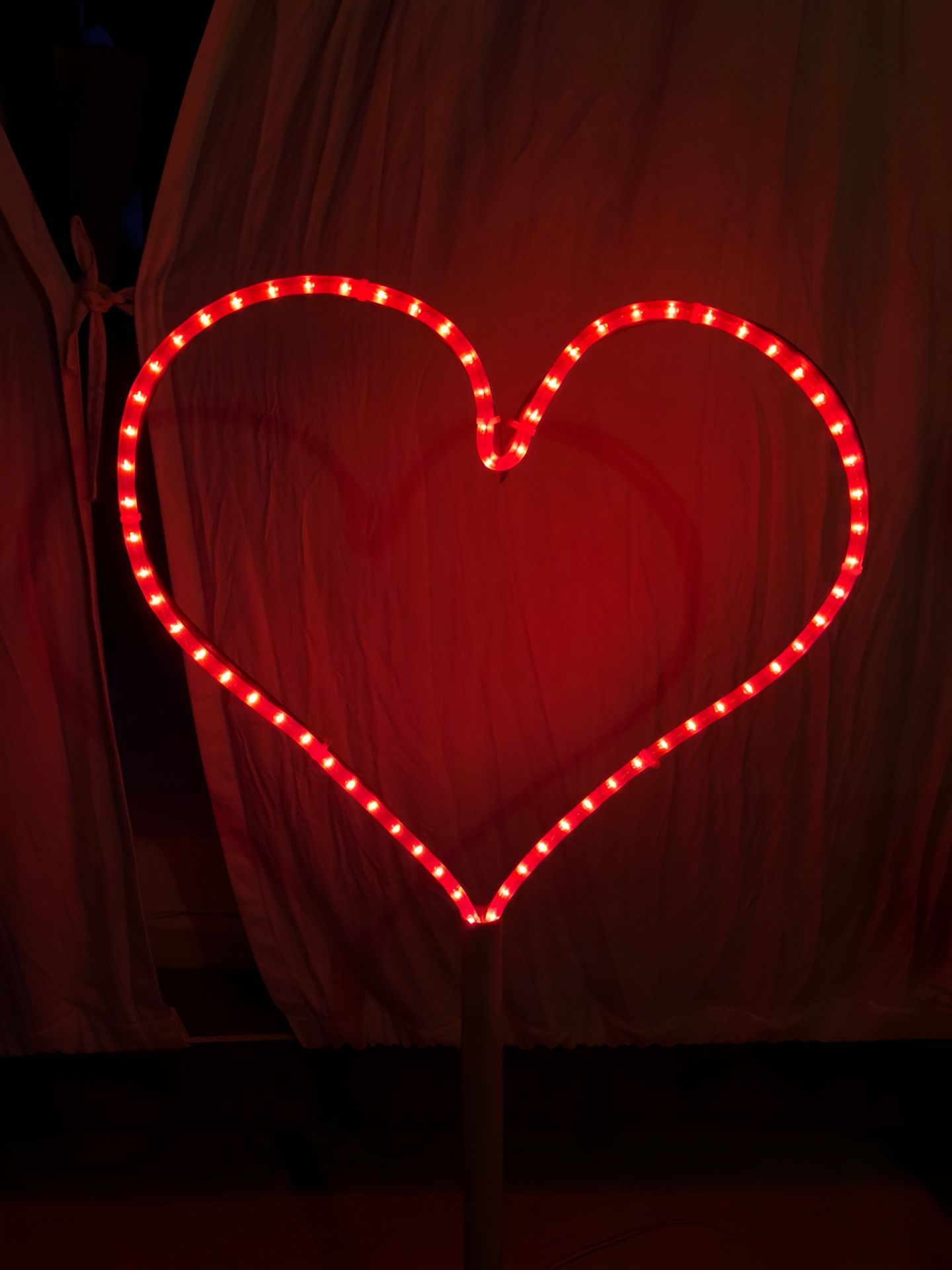 Led Hortum Kalp Dış Mekan Bahçe Yılbaşı Süsleme SNC-814