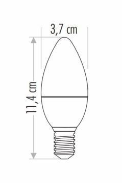 Cata 8 Watt Led Buji Ampul CT-4083
