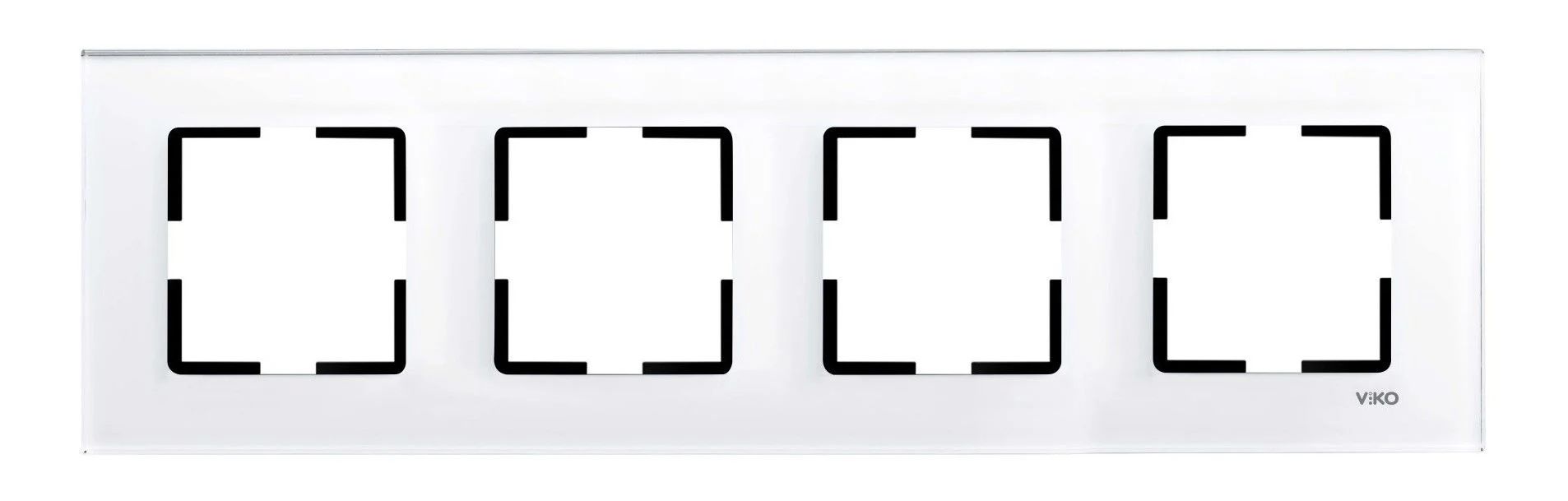 Viko Artline Novella Dörtlü Cam Çerçeve 9219224 Beyaz