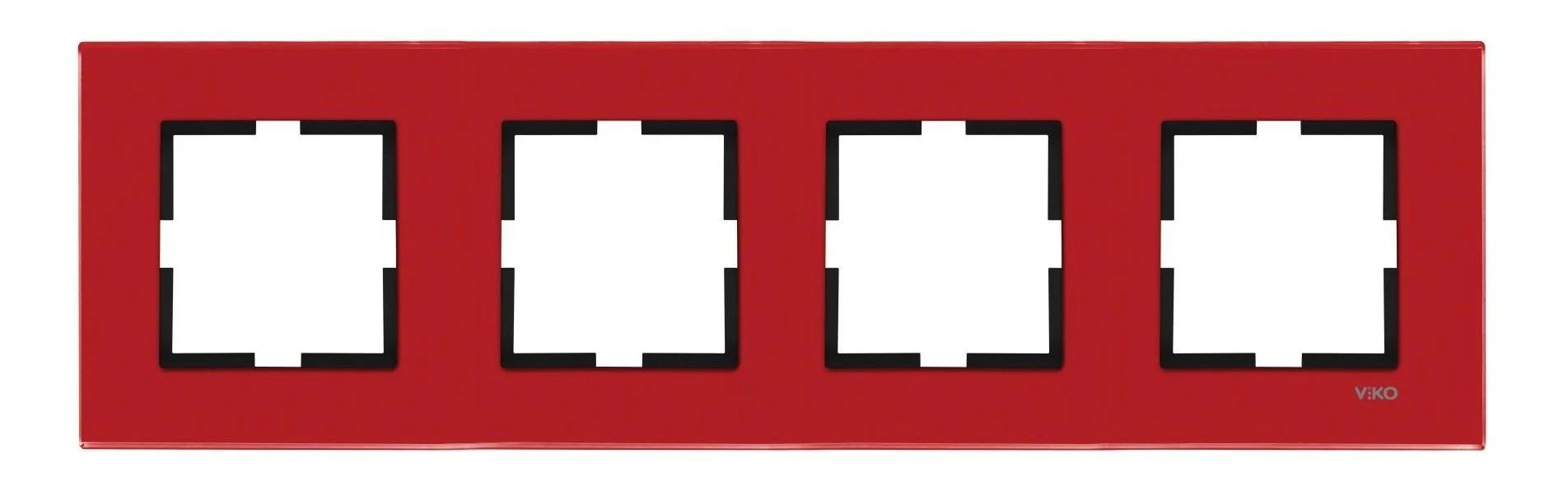 Viko Artline Novella Dörtlü Cam Çerçeve 9219224 Bordo