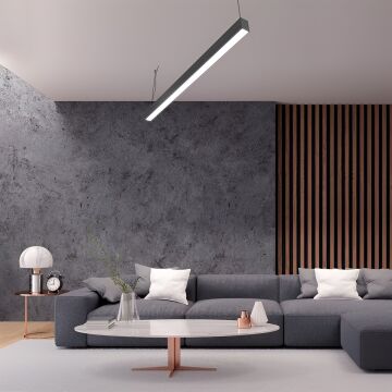 Samsung Ledli Sıva Üstü Led Lineer Armatür 3x4 Cm Profil 300 Cm Linear Aydınlatma