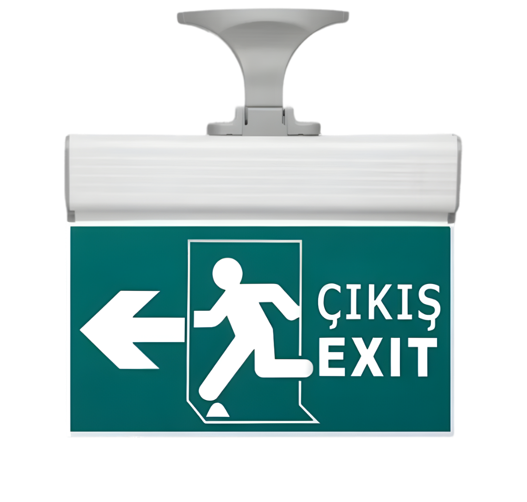 Cata 3W Sol Yön Acil Çıkış Exit Armatürü Ayaklı Şarjlı CT-9165