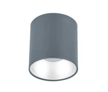 Sıva Üstü Silindir Led Spot Armatür 10x10 Cm Antrasit - Beyaz