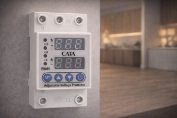 Cata 63 Amper Akıllı Voltaj Akım Koruyucu Monofaze ct-9198
