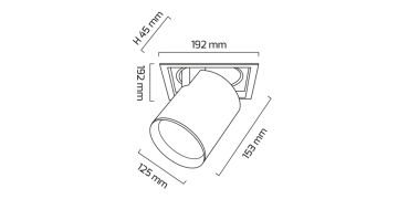 Goya 36 Watt Samsung Ledli Yuvarlak Cob Led Spot Mağaza Armatürü GY 3151-42