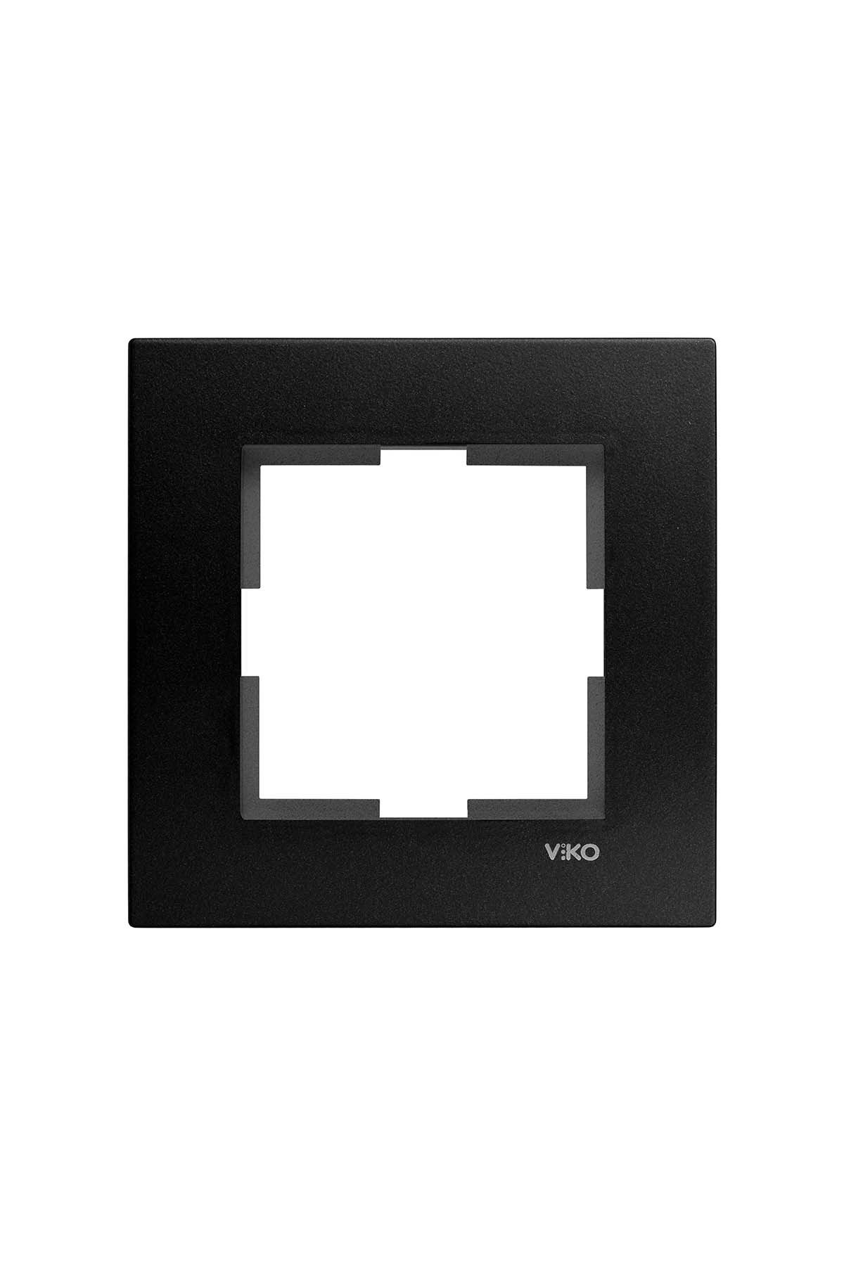 Viko Artline Novella Eloxal Metal Tekli Çerçeve 92192321 Siyah