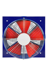Aircol S 400 Kare Monofaze Plastik Gövdeli Sanayi Tipi Aksiyel Fan 135W 4000m3/h