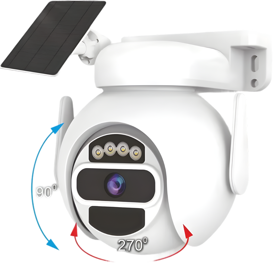 Cata Solar Dış Mekan Akıllı Güvenlik Kamerası Sim Kart Bağlantılı ct-4053