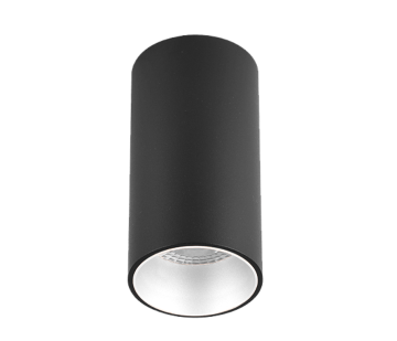 Sıva Üstü Silindir Led Spot Armatür 6x10 Cm Siyah - Beyaz