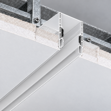 Forlife Klasik FL-6642 W 2 Metre Trimless Sıva Altı Magnet Ray Beyaz Kasa