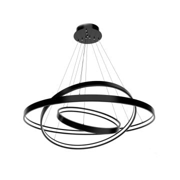 Yuvarlak Satürn Modern Led Avize Sarkıt Linear Aydınlatma Sarkıt Lineer Avize