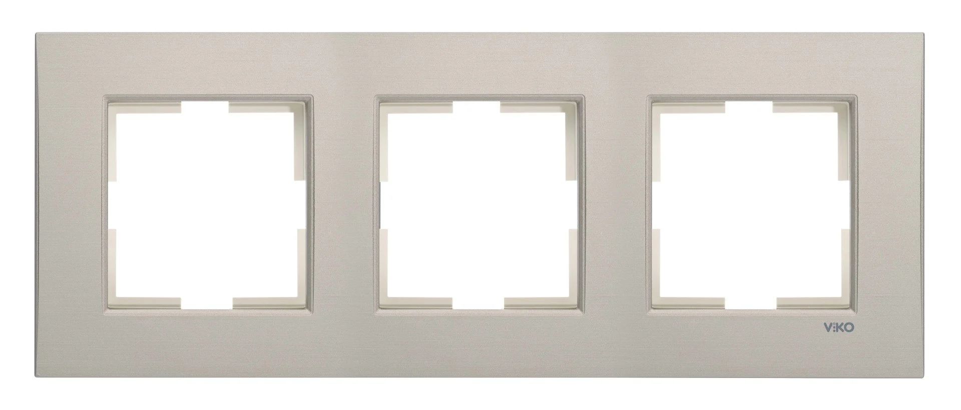 Viko Artline Novella Eloxal Metal Üçlü Çerçeve 92192323